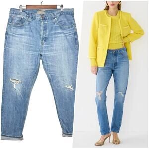 Point Sur | Women | Pasadena Selvedge Distressed Tapered Slim Fit Jeans | 32